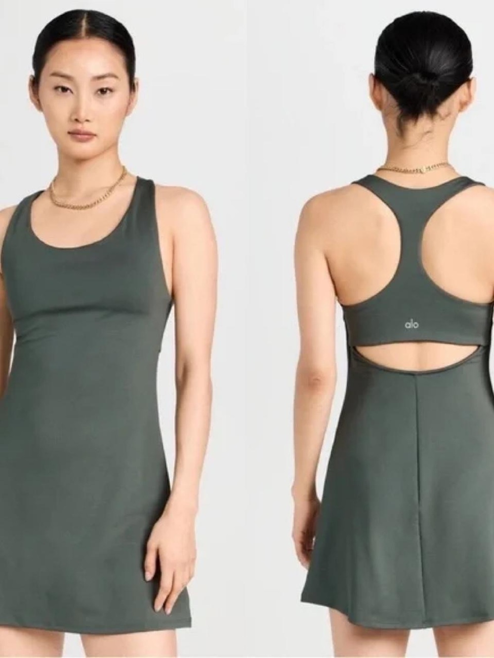 Alo Airlift Fly Dress in Dark Cactus